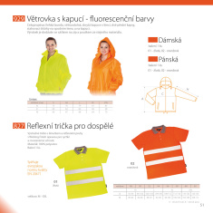 Windjacke mit Kapuze – fluoreszierende Farben GELB Windjacke mit Kapuze – fluoreszierende Farben GELB